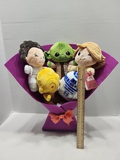   Star Wars Valentines Large Plush Bouquet With 5 Characters Included  