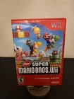 New Super Mario Bros. Wii (Nintendo Wii, 2009) CIB Complete Manual Free Shipping