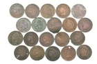 Lot 20 1800's 1890-1899 Indian Head Penny Cents US Coin Collection 2/5 Roll *377