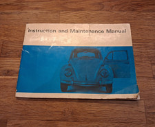 Vw Volkswagen Beetle 1966 Owners Manual August Genuine