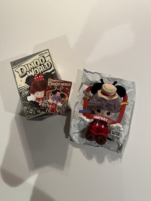 Dimoo World × Disney Vinyl Plush Keychain Mickey TV Show