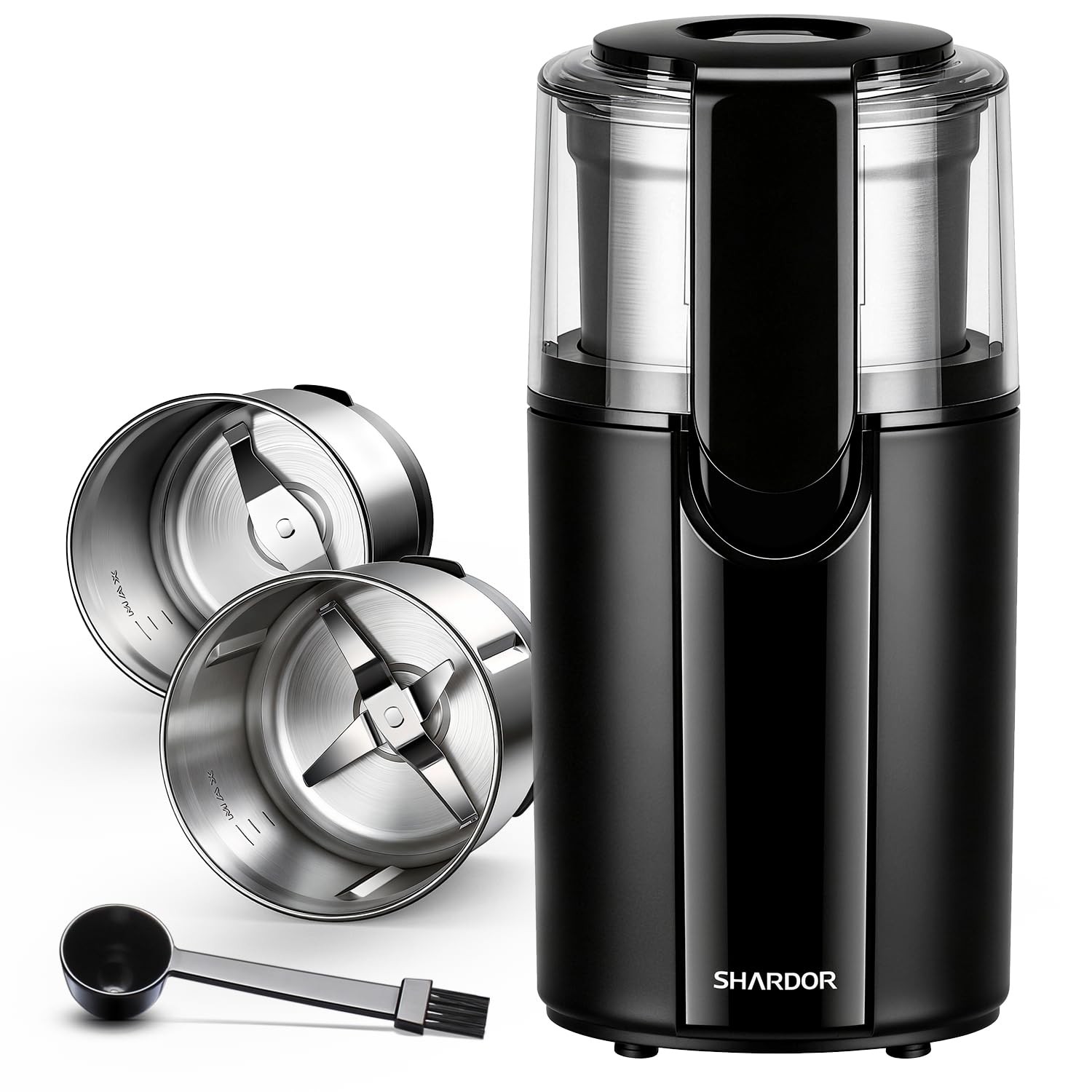 Electric Coffee Spice Grinder Stainless Steel