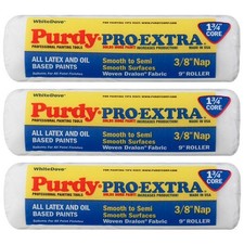 Purdy 3 Pack White Dove Pro-Extra 9 x 3/8 Nap...