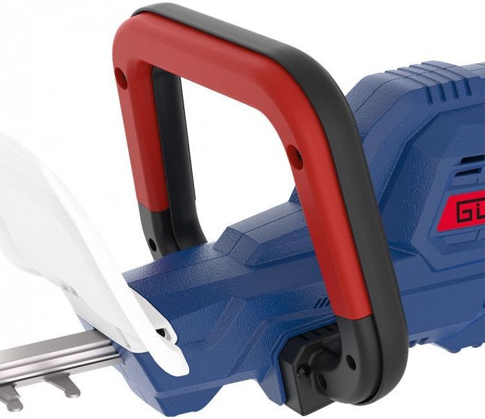 Taille-haie sans fil à lames double action pour coupe nette de haie