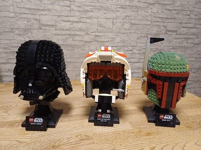 LEGO Star Wars Helmet Collection - 3er Set (Vader, Boba, Luke) - inkl. Misprint