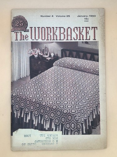 Workbasket Magazine 1960 ENTIRE YEAR 12 ISSUES CRAFTS CROCHET KNITTING VINTAGE - Picture 2 of 24