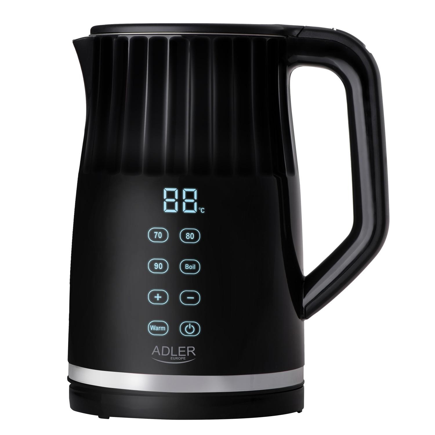 Adler AD 1350 electric kettle 1.7 L 1850 W Black
