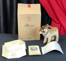 STEIFF Christmas REINDEER RENTIER 23cm No. 745/2000 With Box COA