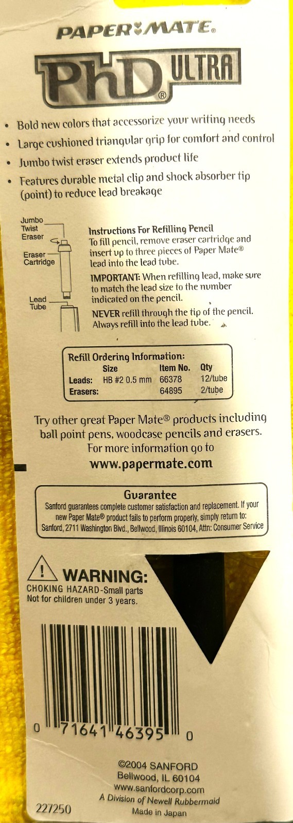 Paper Mate PhD ULTRA  .5mm Pencil, Forrest Green Advanced Technology. Gift Idea!