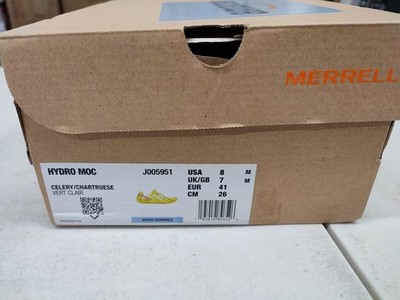 Merrell Hydro Moc Water Sandal Shoes Yellow J005951 US Men's 8