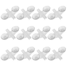 Suction Cup Holder 12PCS White Aquarium Fish Tank Breeding Divider Suction Cu...