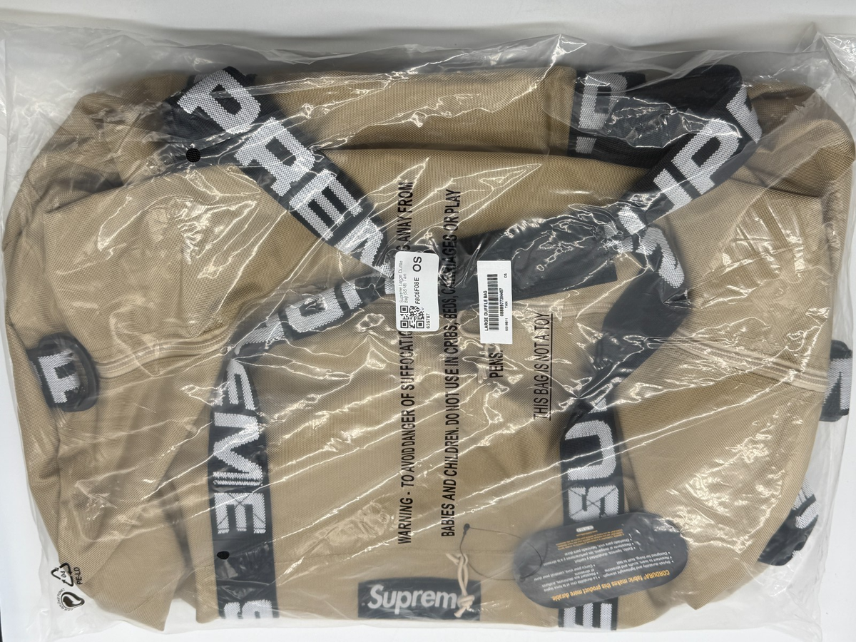 Supreme Cordura Duffle Bag SS18 Tan NEW | eBay