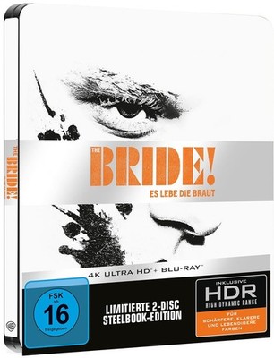 The Bride! (4K UHD + Blu-ray Steelbook) Brand New & Sealed
