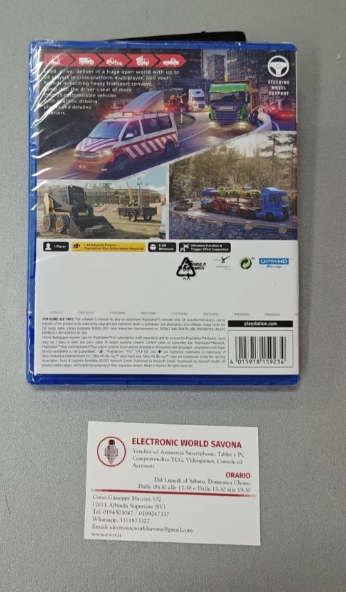 TRUCK E LOGISTIC SIMULATOR LOAD DRIVE DELIVER PS5 NUOVO SIMULA GAMEES AEROSOFT - Immagine 2 di 2