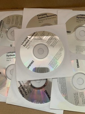 Compaq System Recovery Discs 1-7 Windows XP Home Edition