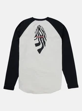 BURTON Snowboard Roadie Tech Tee Mens LG Stout White/Black NEW w/tags