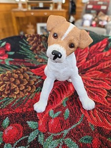 Vintage Lenox 2003 Jack Russell Terrier Dog Puppy Figurine Collectible Porcelain