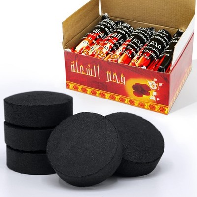 MEKER Quick Light Charcoal Briquettes, Disk Lights, 33 mm Nature...