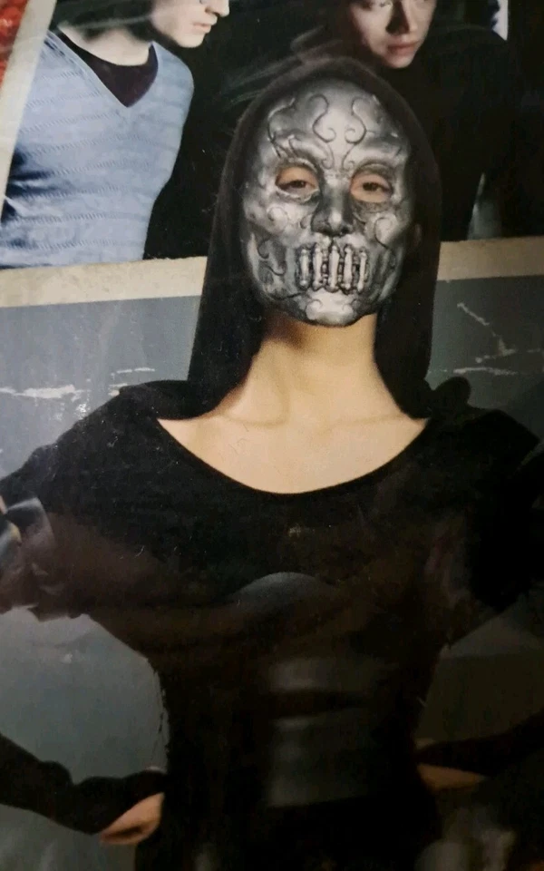 Disfraz de mortífagos de Harry Potter con licencia de rubíes para mujer adulto talla única Foto 2 de 4