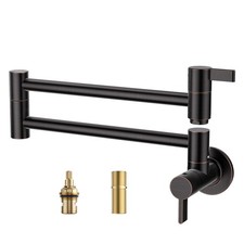 Pot Filler Faucet Oil Rubbed Bronze, ARCORA Traditional Pot Filler Wall Mount Fo