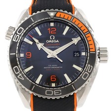 Authentic Omega Seamaster Planet Ocean 215.32.44.21.01.001 Stainless Steel M...