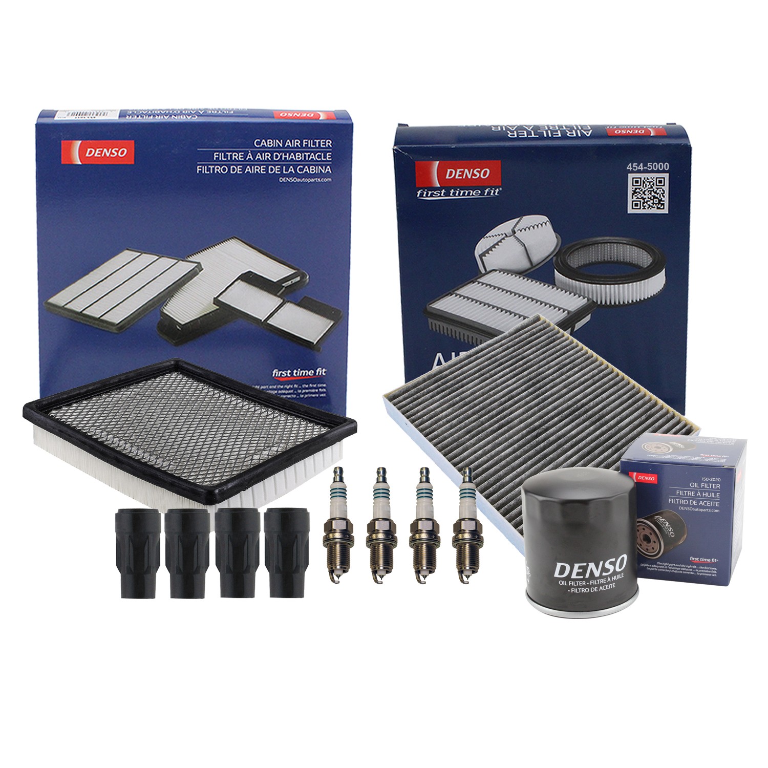 Denso Tune Up Kit 4 Spark Plugs  Boots Kit for 200 Avenger Sebring 2.4L L4