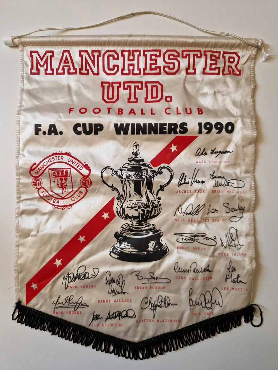 gagliardetto CALCIO football MANCHESTER UNITED wimpel banderín de fútbol pennant
