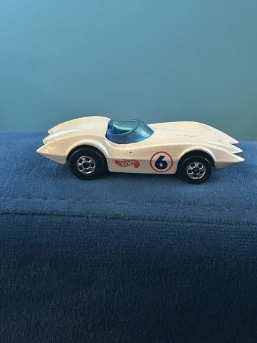 Vtg Hot Wheels 1976 Second Wind White #6 Made in India 1:64 Scale Diecast Loose