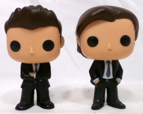 Funko Pop! Supernatural 94 Dean & 93 Sam Winchester FBI Suit Lot Television