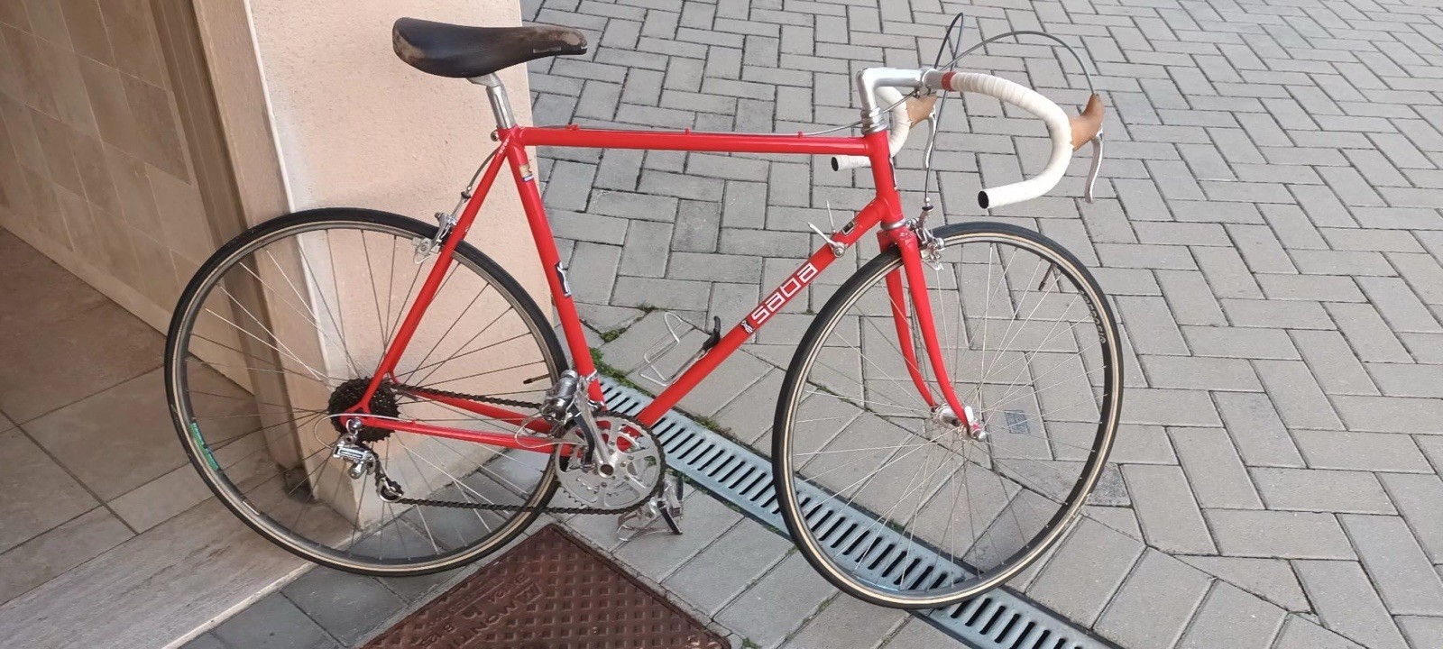 Bici da corsa Rossa foto 2