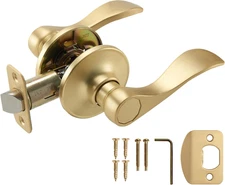 Springdale Passage Hall Closet Interior Door Lever Handle Lockset, Non-Locking