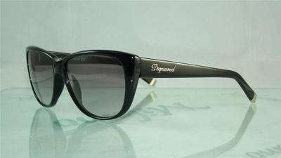 DSQUARED2 DQ 0080 01V BLACK SUNGLASSES GREY GRADIENT LENS Size 59