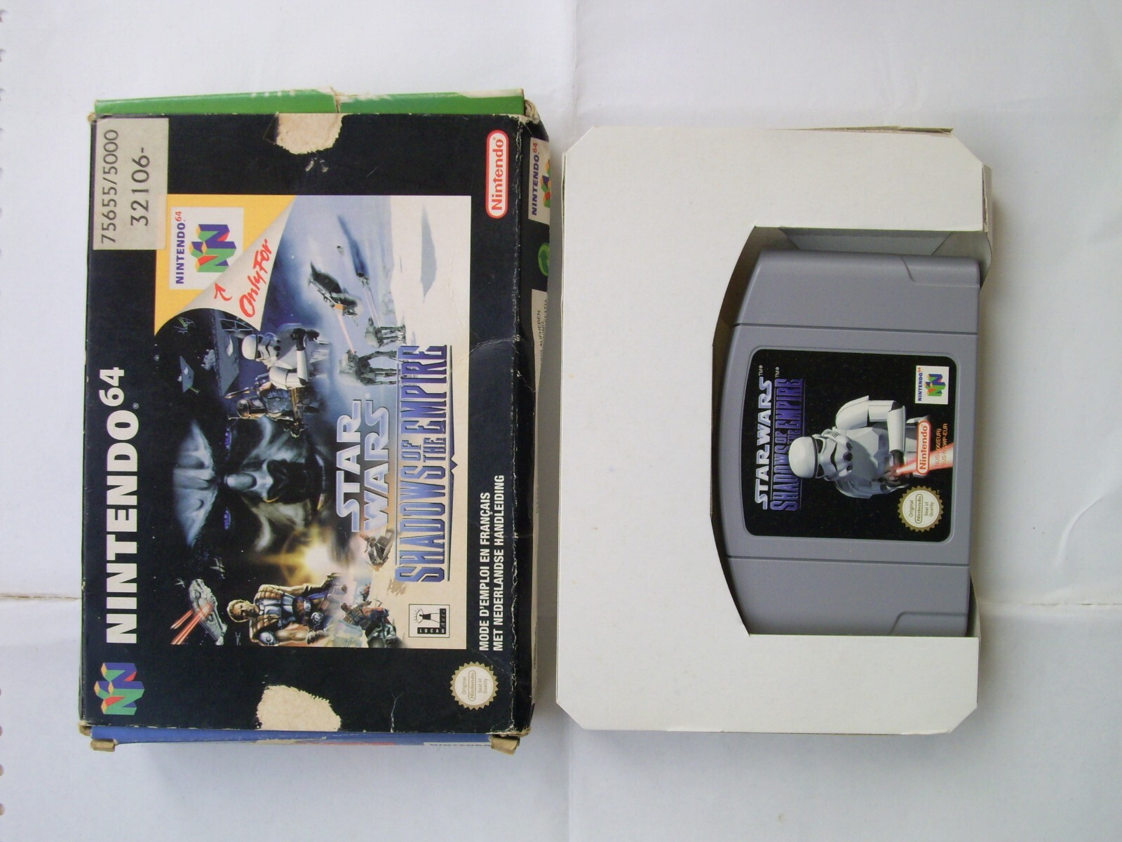 Star Wars Shadows of the Empire - Nintendo 64 N64 - PAL FAH - BE