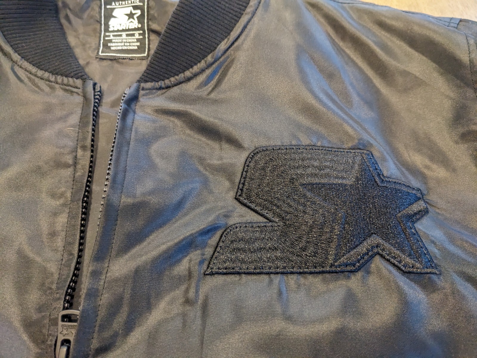 Starter Jacket All Black Full Zip - image 7