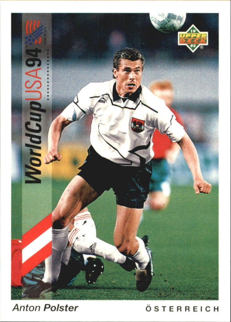 1993 Upper Deck World Cup 94 Preview English/German #6 Anton Polster