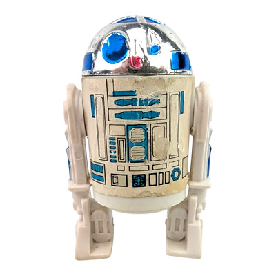 Star Wars Vintage 1977 Kenner R2-D2 Dark Blue Solid Dome Kader Complete C 6.5
