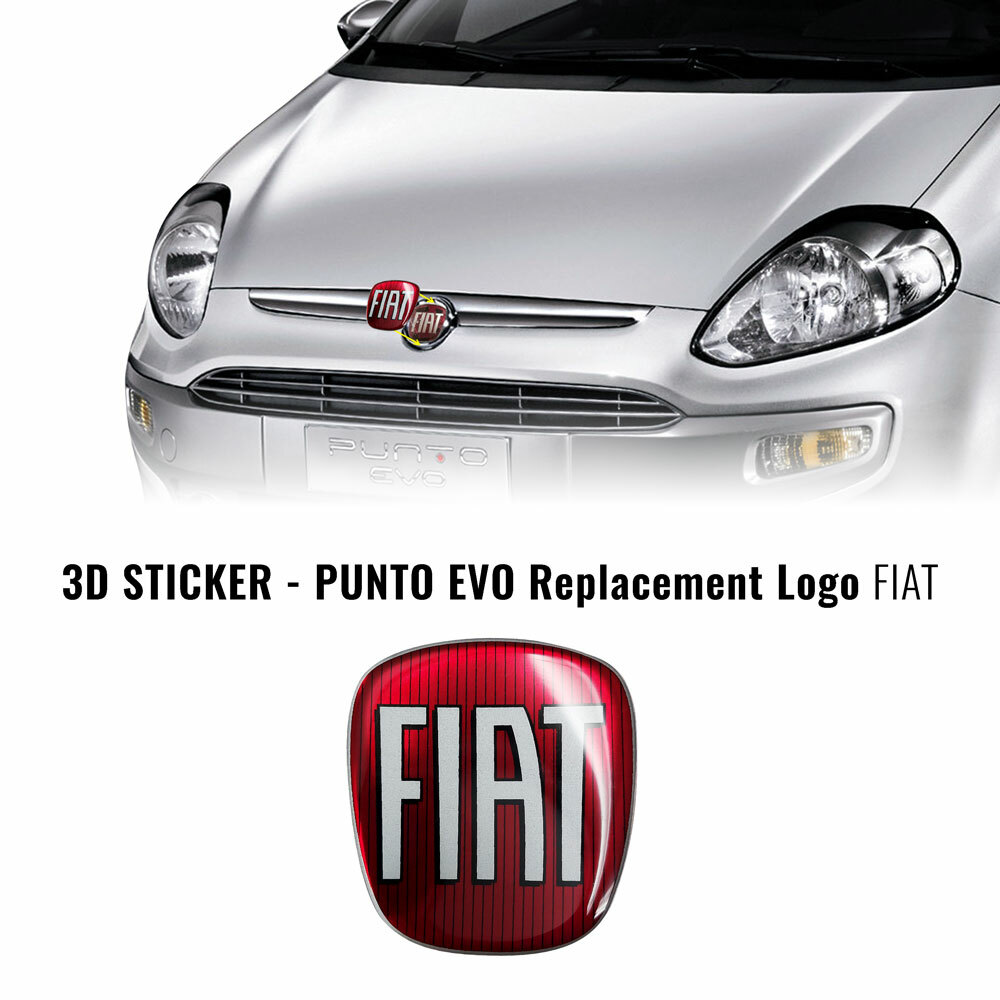 Emblème Logo Fiat Punto Evo 09-11 - Référence 735450638, Neuf Original