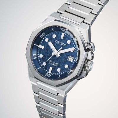 CITIZEN Series 8 NB6060-58L 890 Mechanical Automatic Watch Blue
