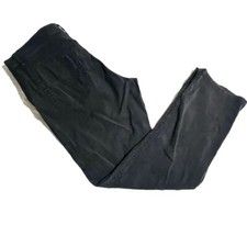 James Perse Standard Women's Pants 27 Black Mid Rise Pocket Cargo Cotton Blend