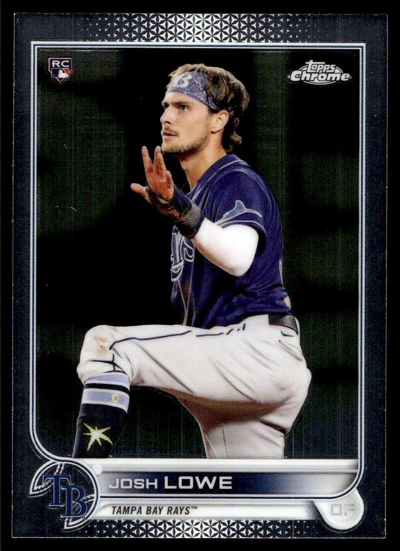2022 Topps Chrome Josh Lowe Rookie Tampa Bay Rays #83