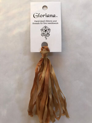 Gloriana Silk Ribbon #107 Honey Bronze 4Mm