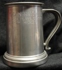 VTG Fort Worth Boat Club Eagle Mountain Lake TX Pewter Mug Award Dean Raymond — photo 2