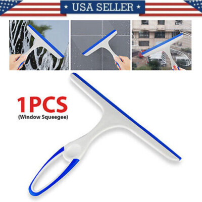 Window Mirror Car Windshield Squeegee Shower Glass Wiper Kitchen House Cleaning