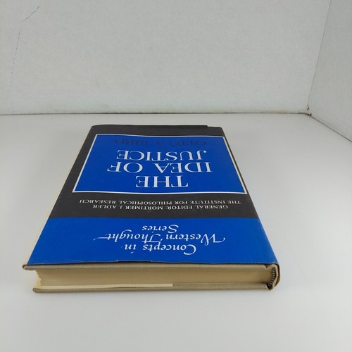 The Idea of Justice by Otto A. Bird 1967 Concepts In Western Thought HCDJ - Picture 5 of 14