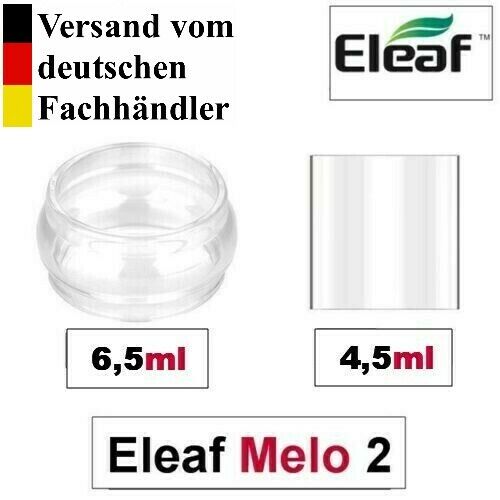 Eleaf Melo 2 Pyrex Glas Ersatzglas 4,5ml oder 6,5ml Melo2 Glas Tube |