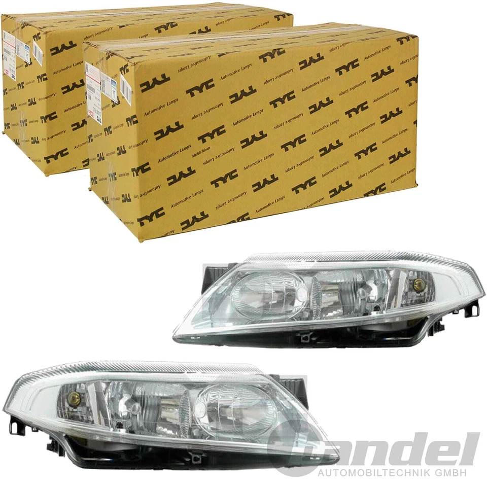 2x TYC H1 H7 SCHEINWERFER LINKS+RECHTS für RENAULT LAGUNA II BG0/1 BIS 03.2005