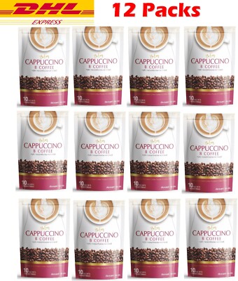 12 X Be Easy Cappuccino B Coffee Instant Nourish Skin