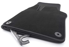 NEU Fußmatten Renault Twingo 3 Original Qualität Velours Automatten, schwarz