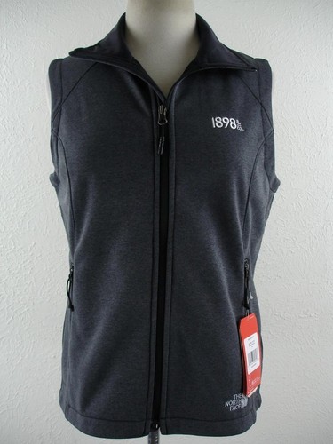 NWT Women's M The North Face TNF Dark Heather Grey Ridgewall SS Vest Jacket Zip - 第 1/24 張圖片