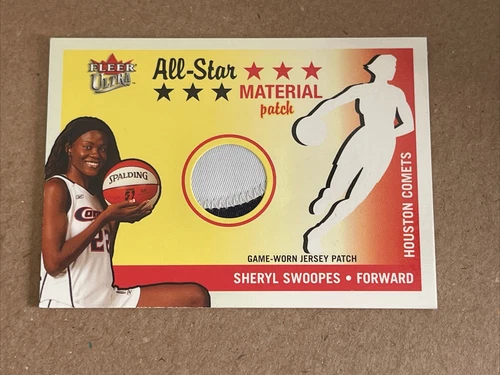 2003 Fleer Ultra WNBA All-Star Material Patch /100 Sheryl Swoopes